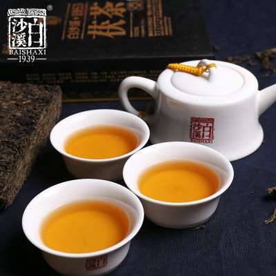 白沙溪安化黑茶金花获砖特级御品获茶318g