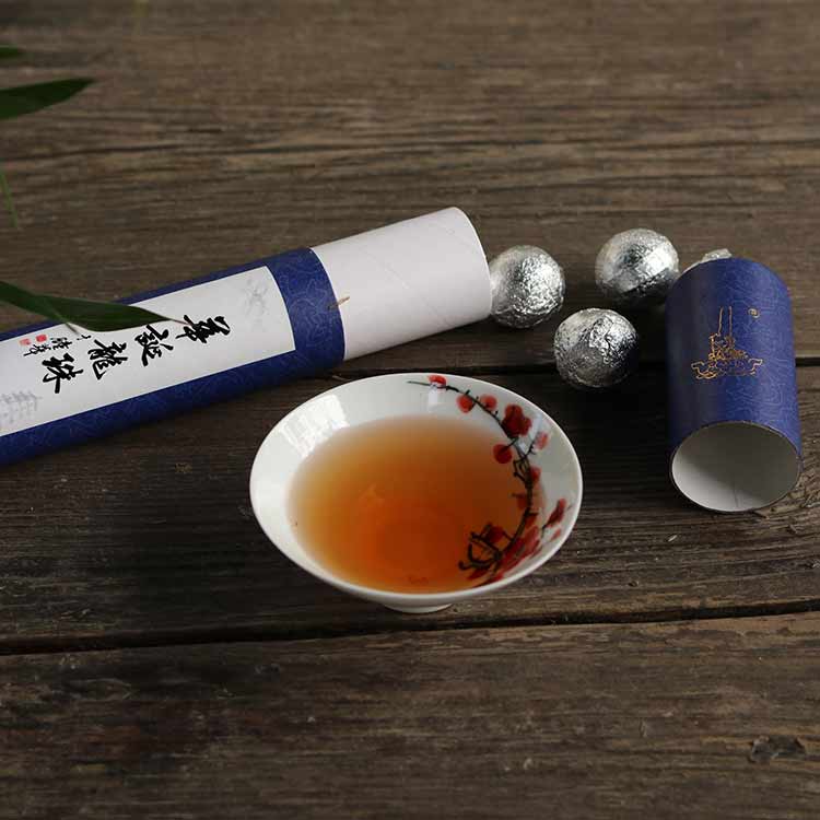 正宗湖南安化黑茶白沙溪华诞龙珠礼盒270g